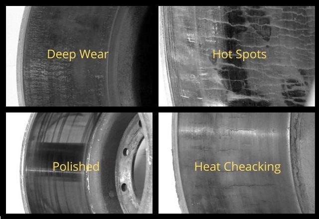 The main signs that indicate that a Clark forklift brake drums needs to be replaced